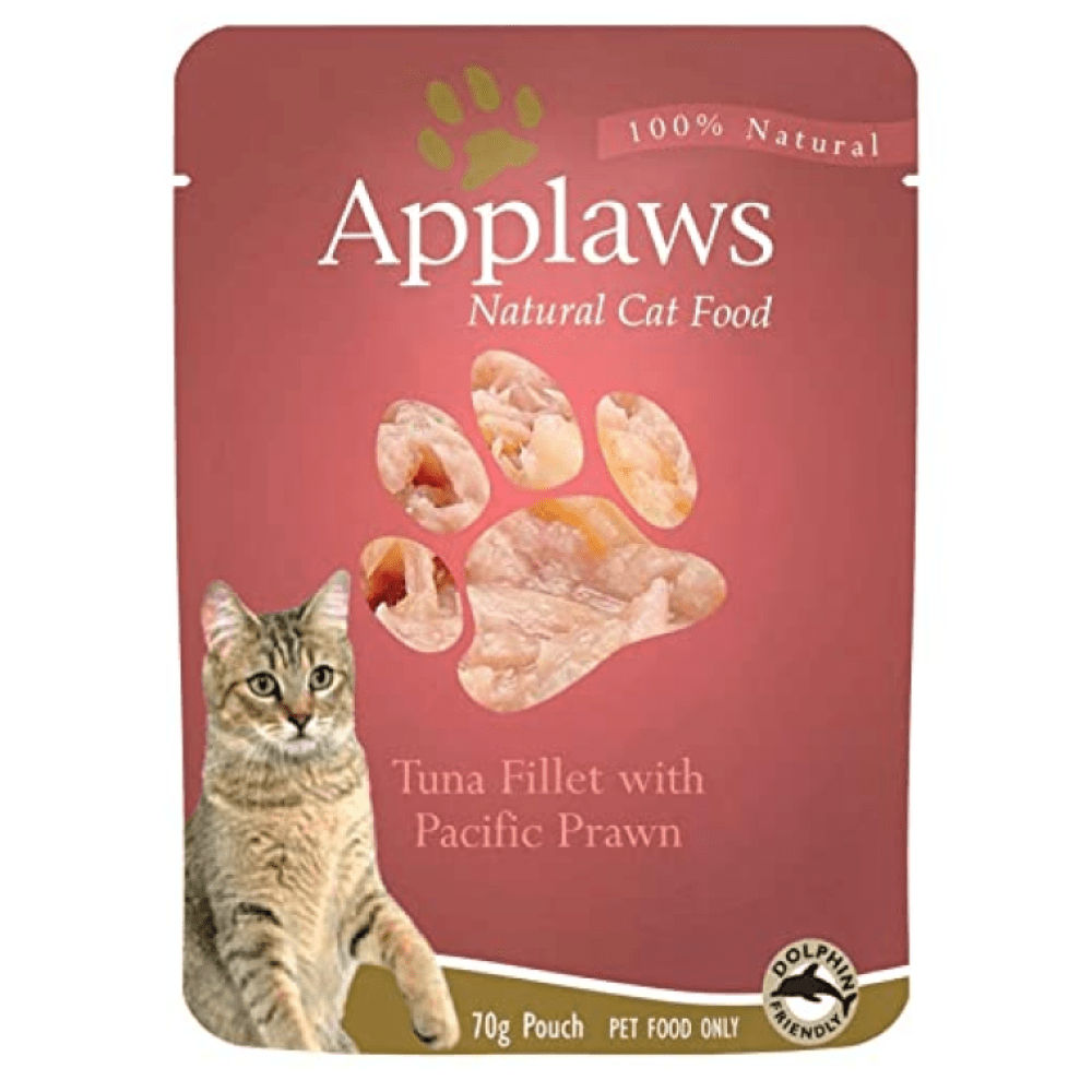 Applaws Tuna Fillet With Pacific Prawns Cat Pouch Wet Food Bgb