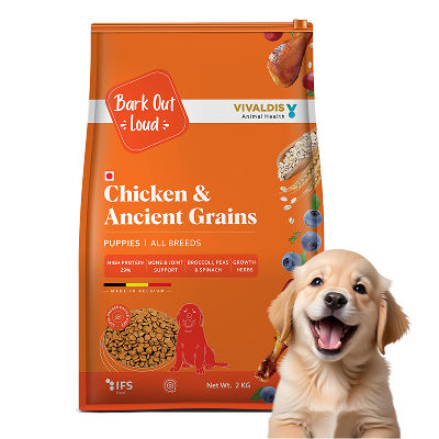 Bark Out Loud Chicken Ancient Grains Puppy Dog Dry Food