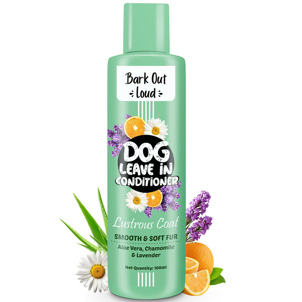Bark Out Loud Lustrous Coat Leave In Conditioner For Dogs
