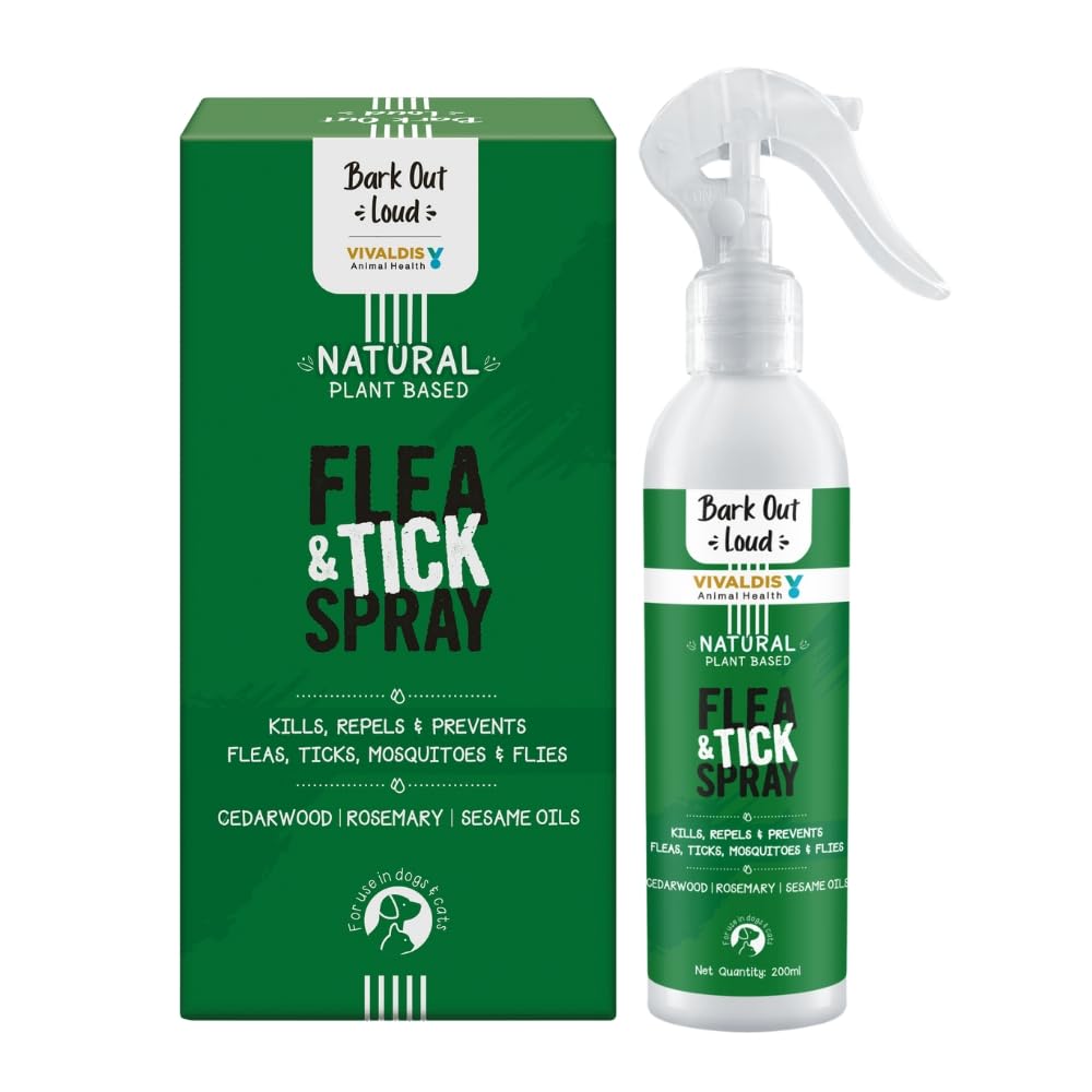 Bark Out Loud Natural Flea Tick Spray For Pets