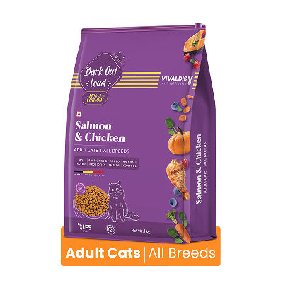 Bark Out Loud Salmon And Chicken Adult Cat Dry Food