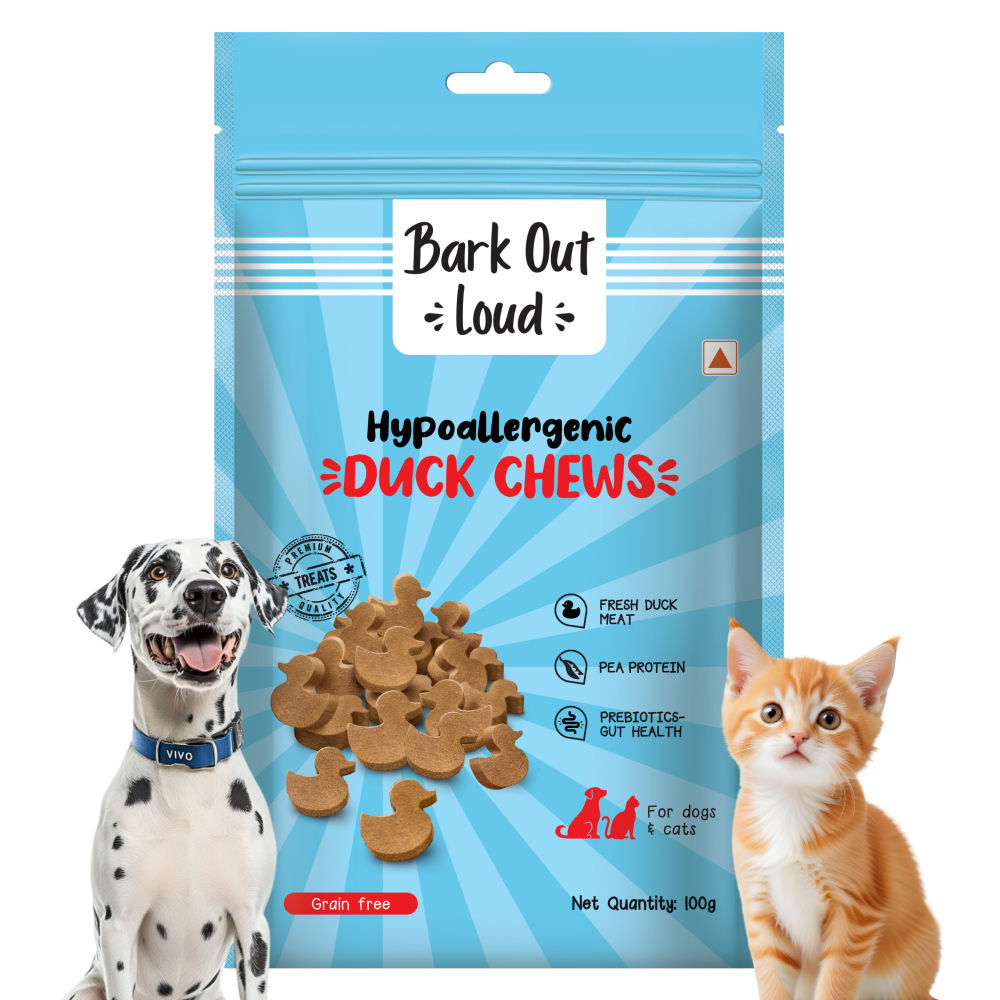 Bark Out Loud Hypoallergenic Duck Meat Treats for Cats and Dogs — image 6