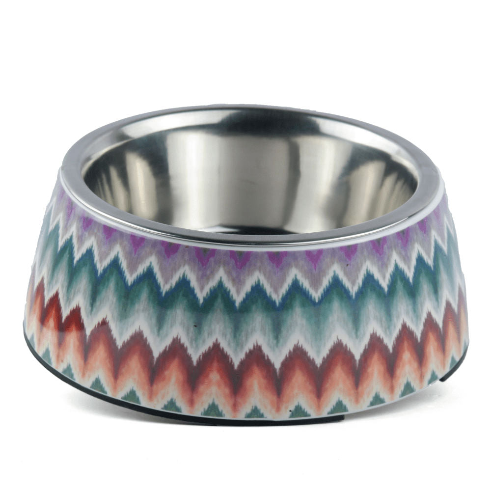Basil Multizig Print Melamine Bowl