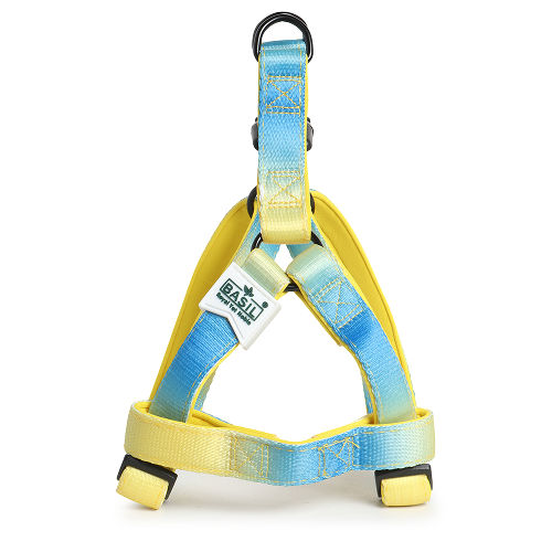 Basil Padded Adjustable Harness for Dogs — back view