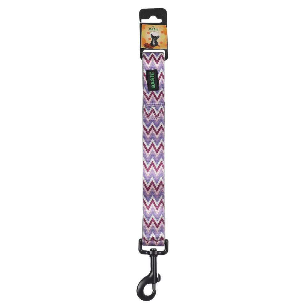 Basil Printed Leash For Pets Purple