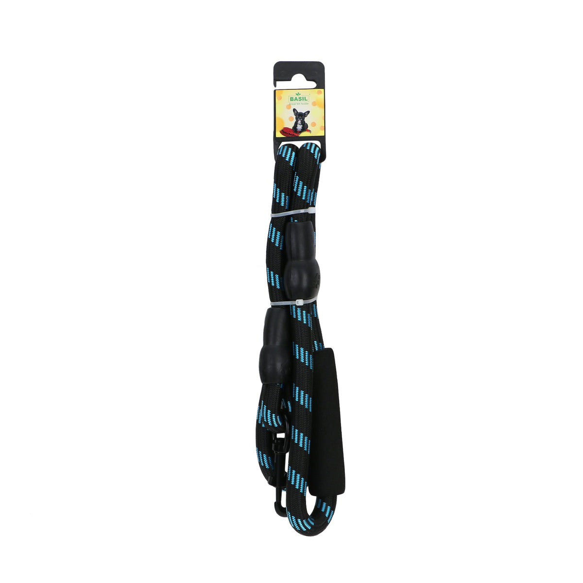 Basil Rope Leash For Dogs Black Gray
