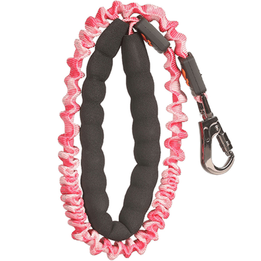 Basil Shock Absorbing Stretch Leash For Dogs Pink