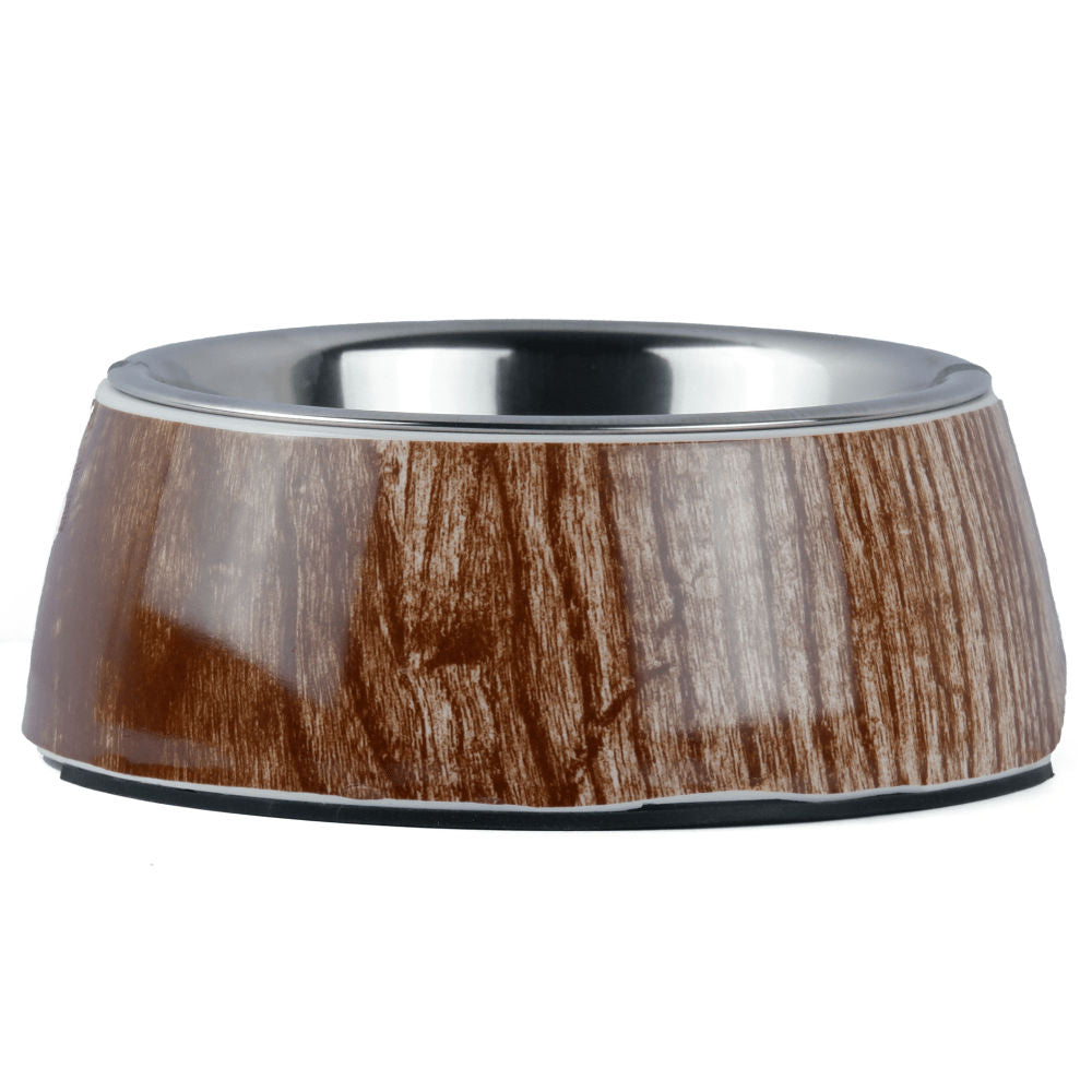 Basil Wooden Print Melamine Bowl