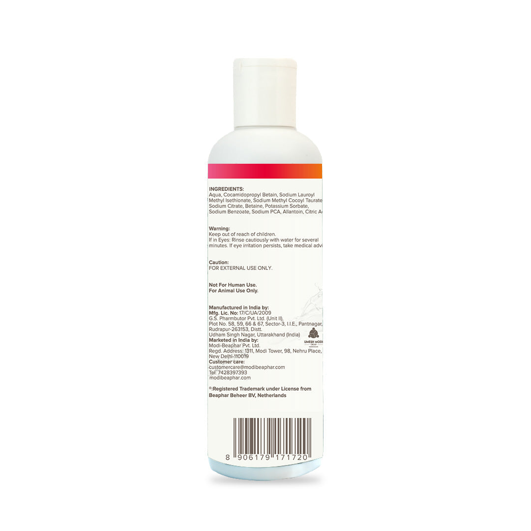 Beaphar Hypoallergenic Shampoo for Dogs and Cats — back view