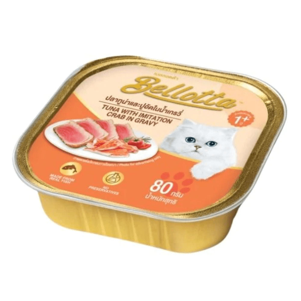 Bellotta Tuna With Imitation Crab In Gravy Wet Cat Food