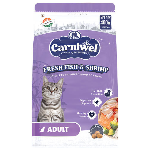 Carniwel Fresh Fish And Shrimp For Adult Cat Dry Food
