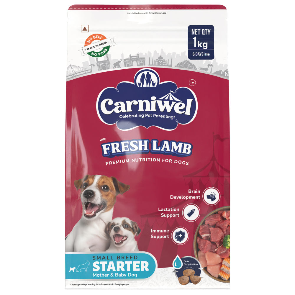 Carniwel Fresh Lamb Starter For Small Breed Mother Baby Dog Dry Food