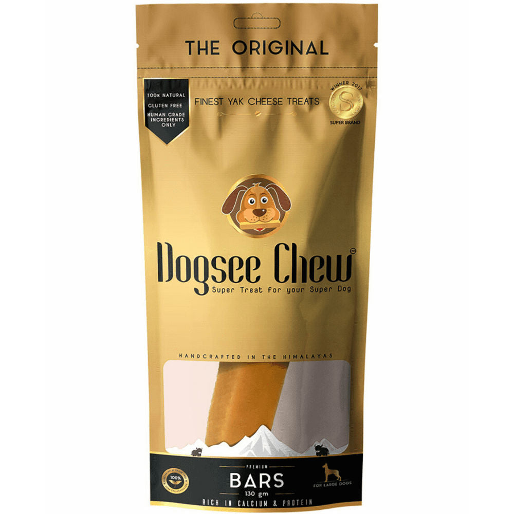 Dogsee 100 Natural Yak Milk Bars Large Breed Dog Treat