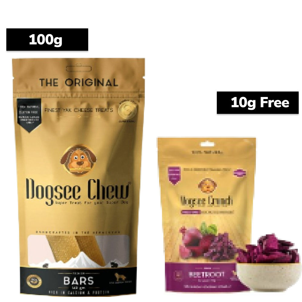 Dogsee Chew 100 Natural Yak Milk Bars Small Breed Dog Treat