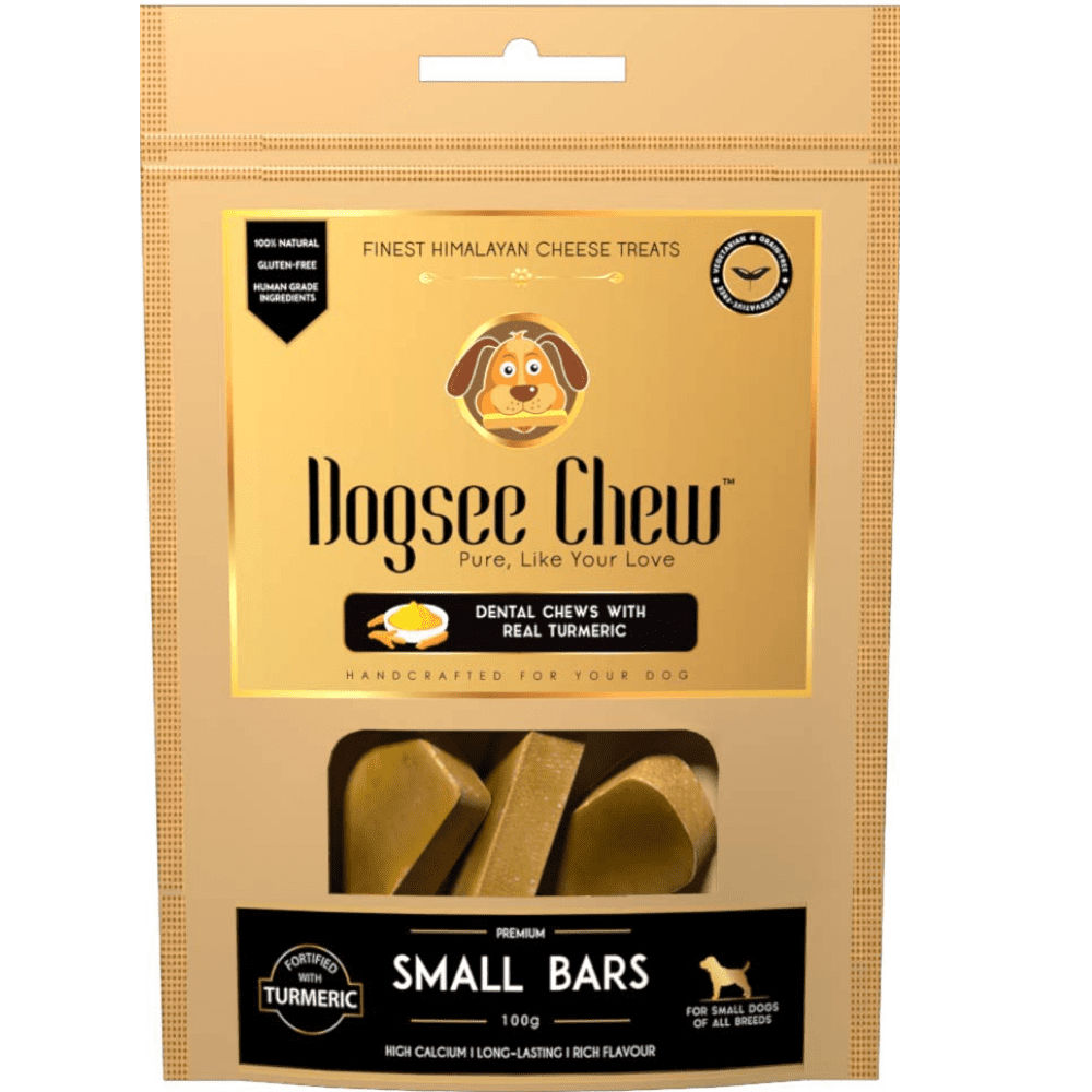 Dogsee Turmeric Chew Bars Mini Breed Dog Treat