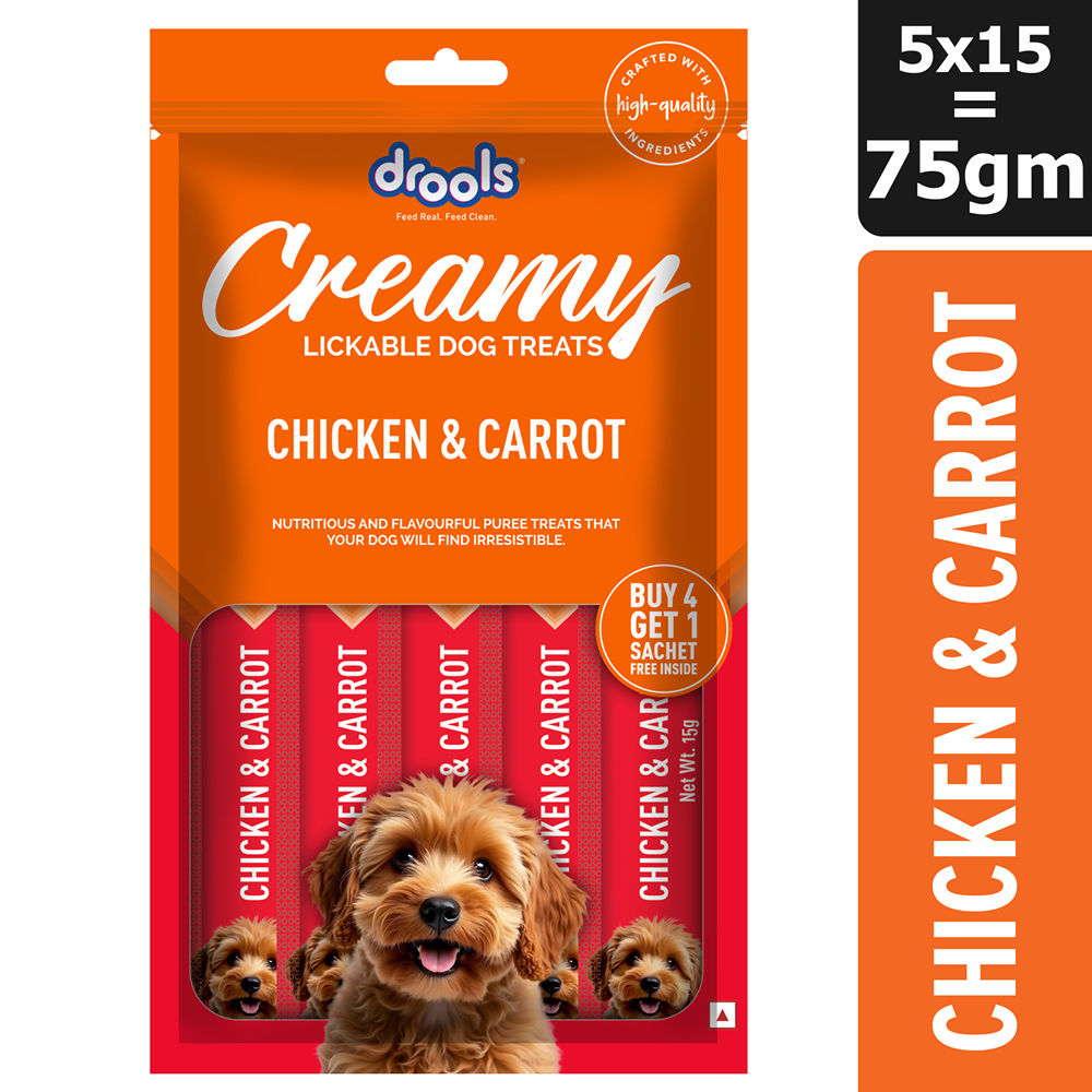 Drools Chicken Carrot Creamy Dog Treats
