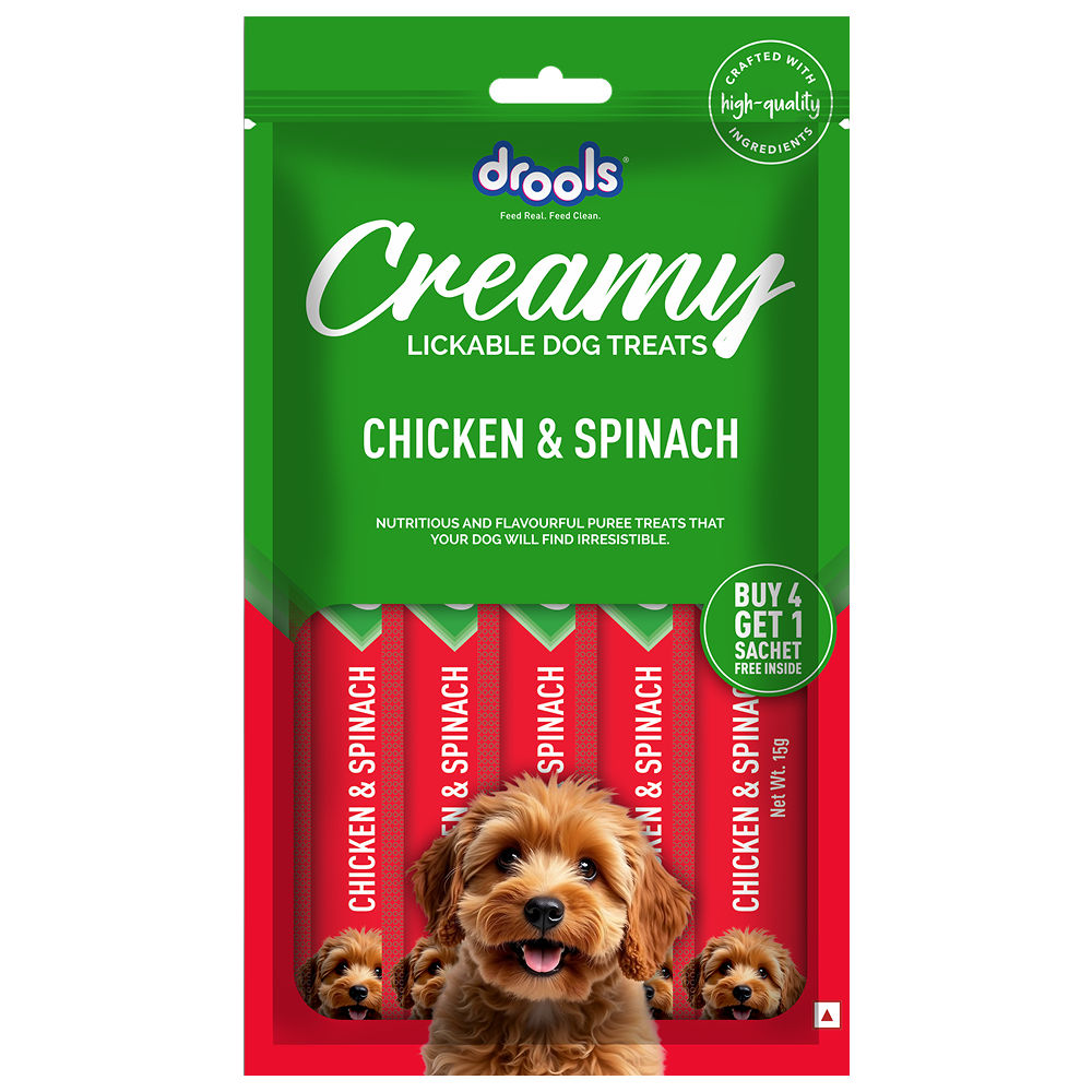 Drools Chicken Spinach Creamy Dog Treats