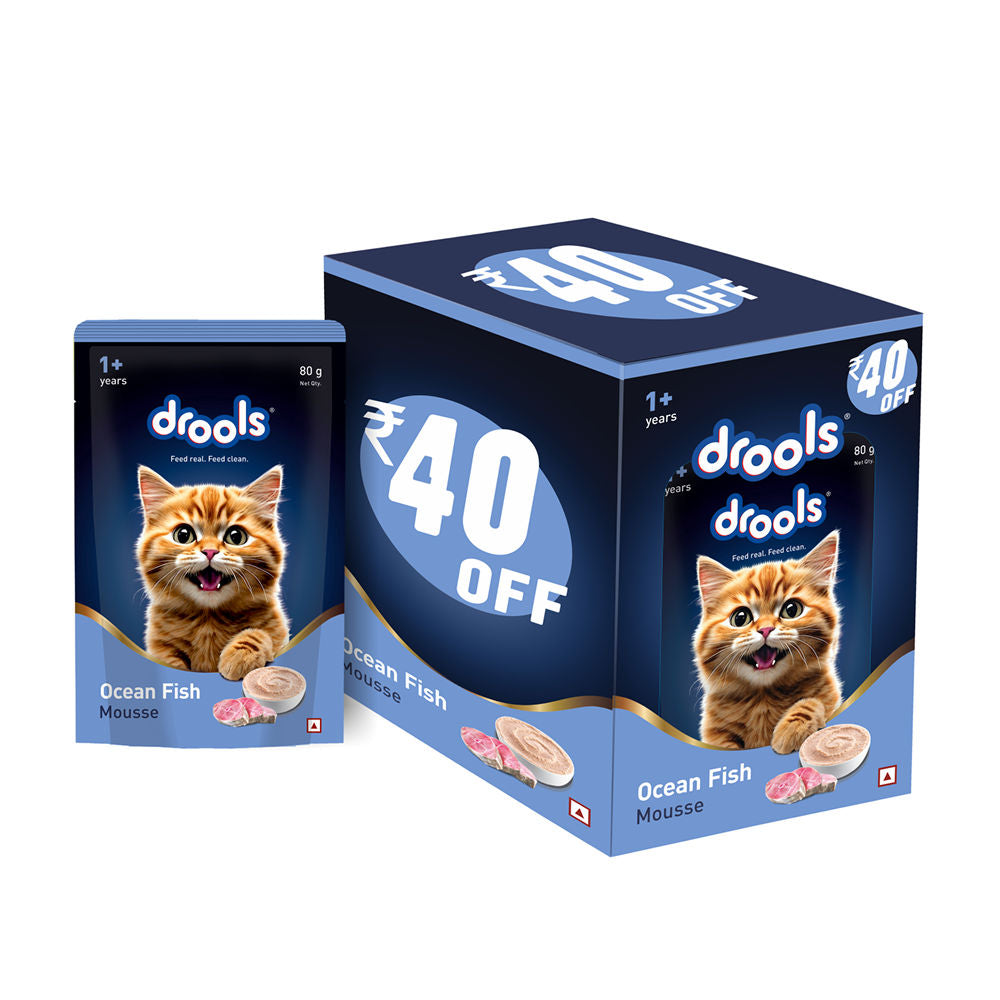 Drools Ocean Fish Mousse Adult Cat Wet Food