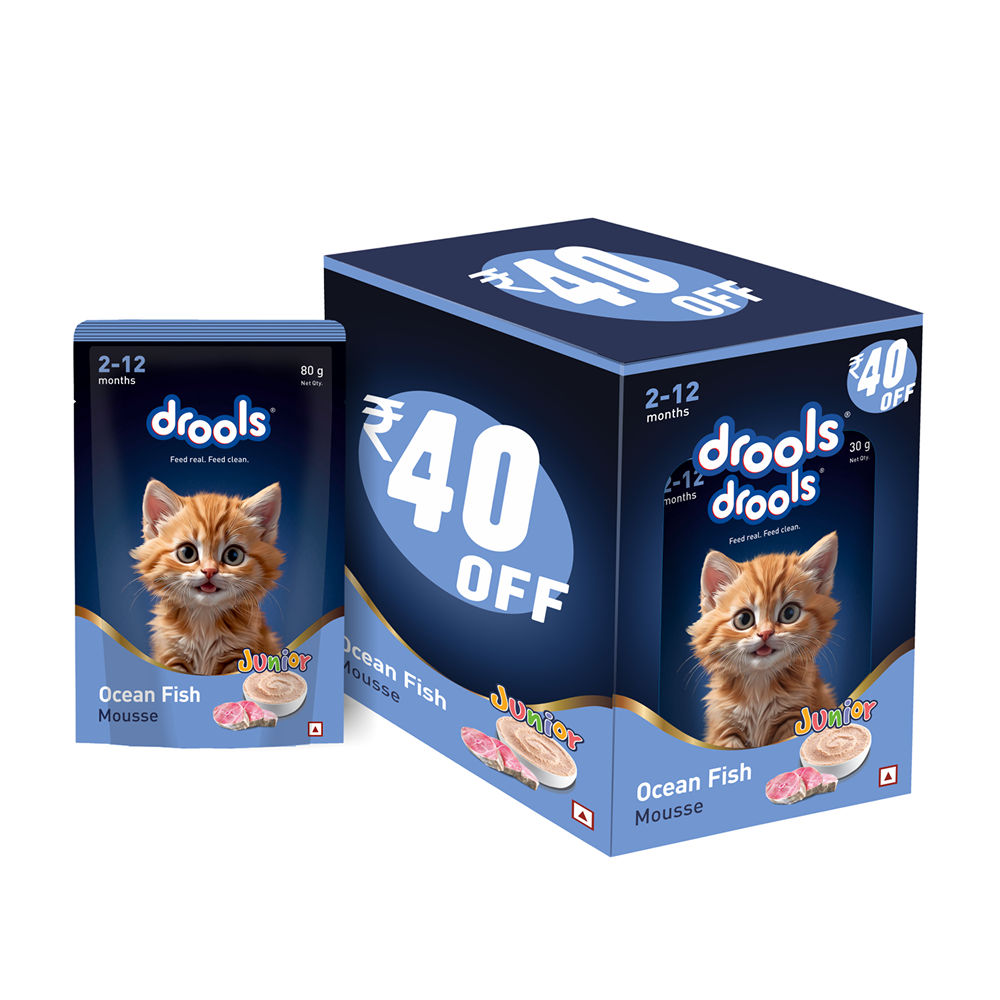 Drools Ocean Fish Mousse Kitten Cat Wet Food