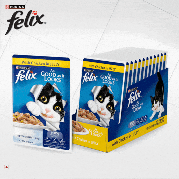Purina Felix Chicken With Jelly Adult Cat Wet Food