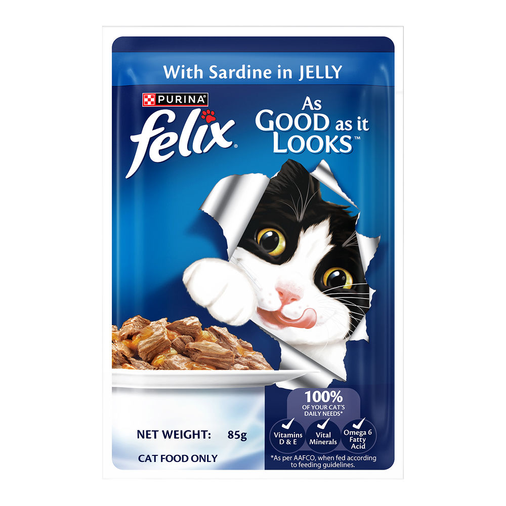 Purina Felix Mackerel With Jelly Adult Cat Wet Food 10 2 Free