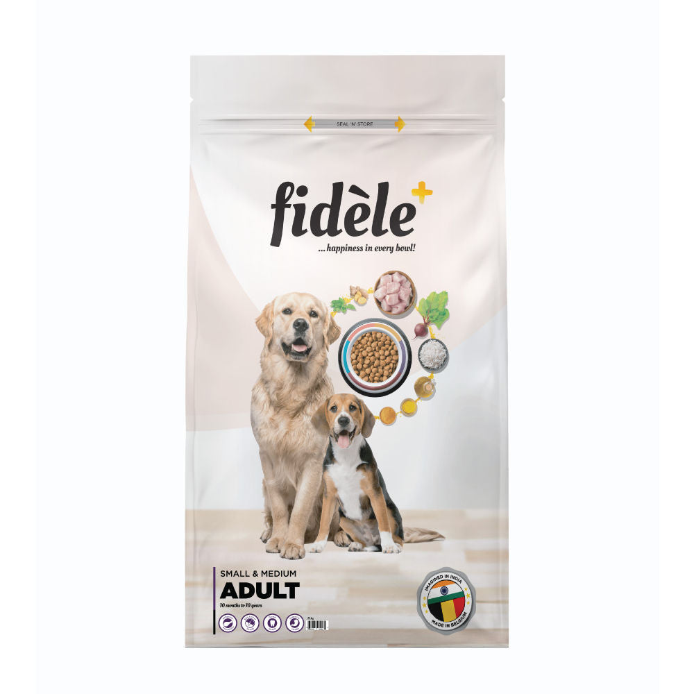 Fidele Plus Adult Small Medium Dry Dog Food