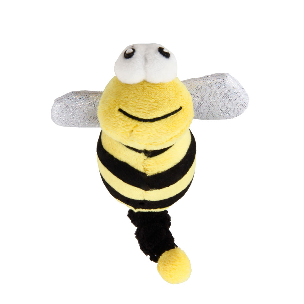 GiGwi Vibrating Running Bee with Catnip inside Toy for Cats — in use