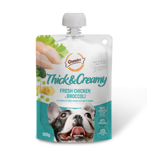 Gnawlers Chicken And Broccoli Thick And Creamy Dog Treats Copy