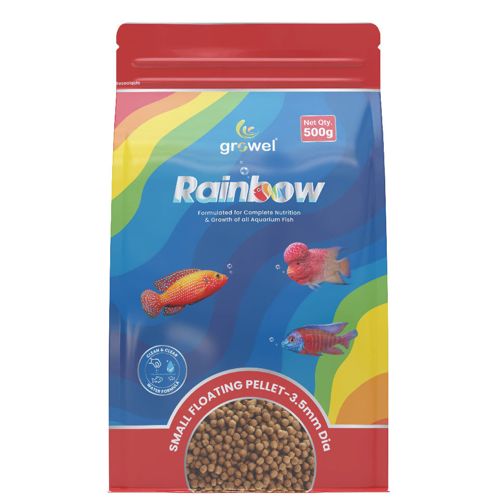 Growel Rainbow Small 3.5mm Floating Pellet for Fish — image 6