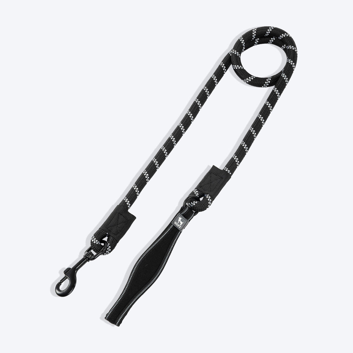 Huft Classic Rope Leash For Dogs Black