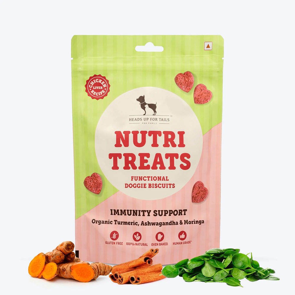 Huft Gluten Free Nutri Chicken Liver Recipe Immunity Support Dog Treats