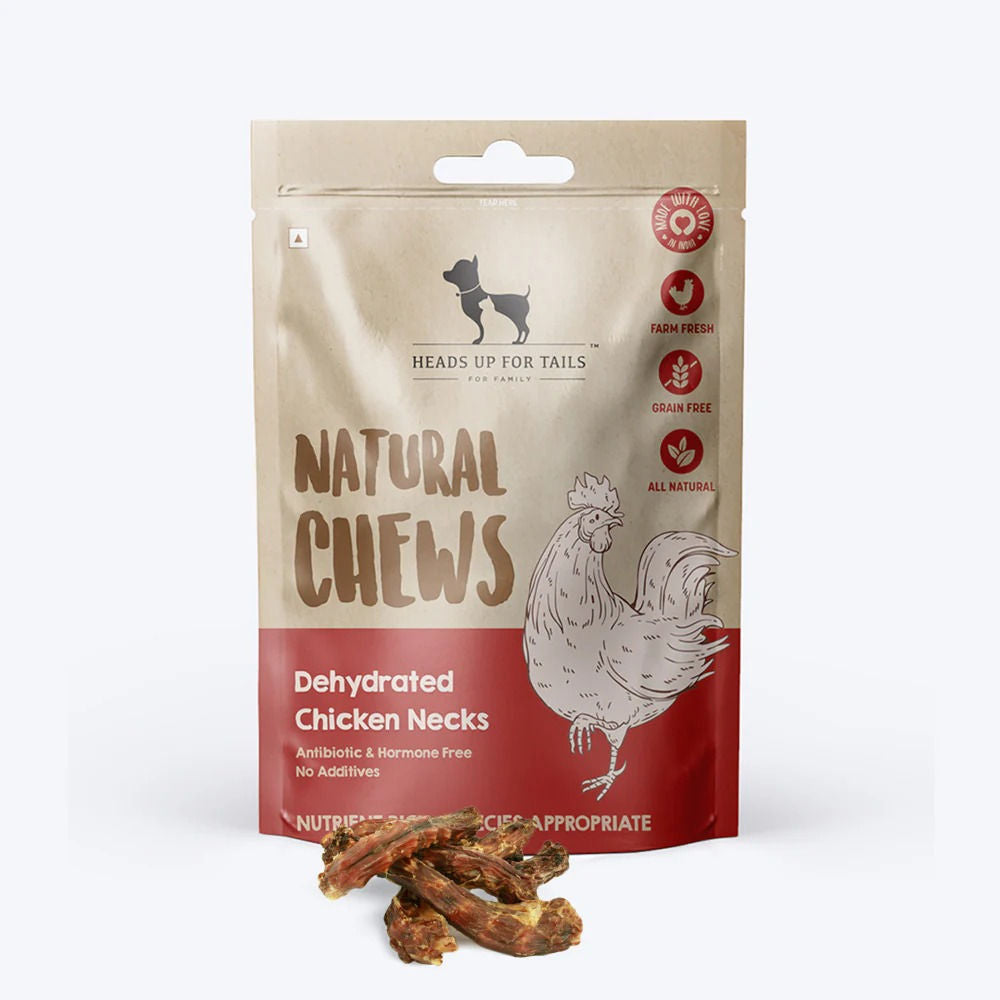 Huft Saras Dehydrated Chicken Neck Jerky Dog Treats