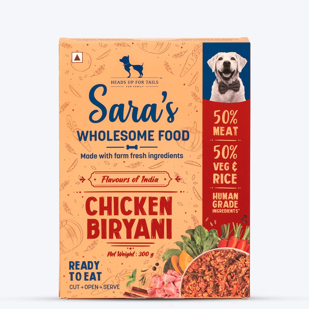 Huft Saras Wholesome Flavours Of India Chicken Biryani Dog Wet Food