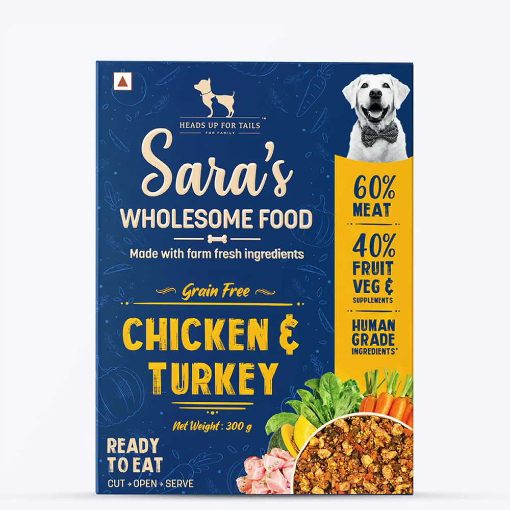 Huft Saras Wholesome Grain Free Chicken Turkey Dog Wet Food