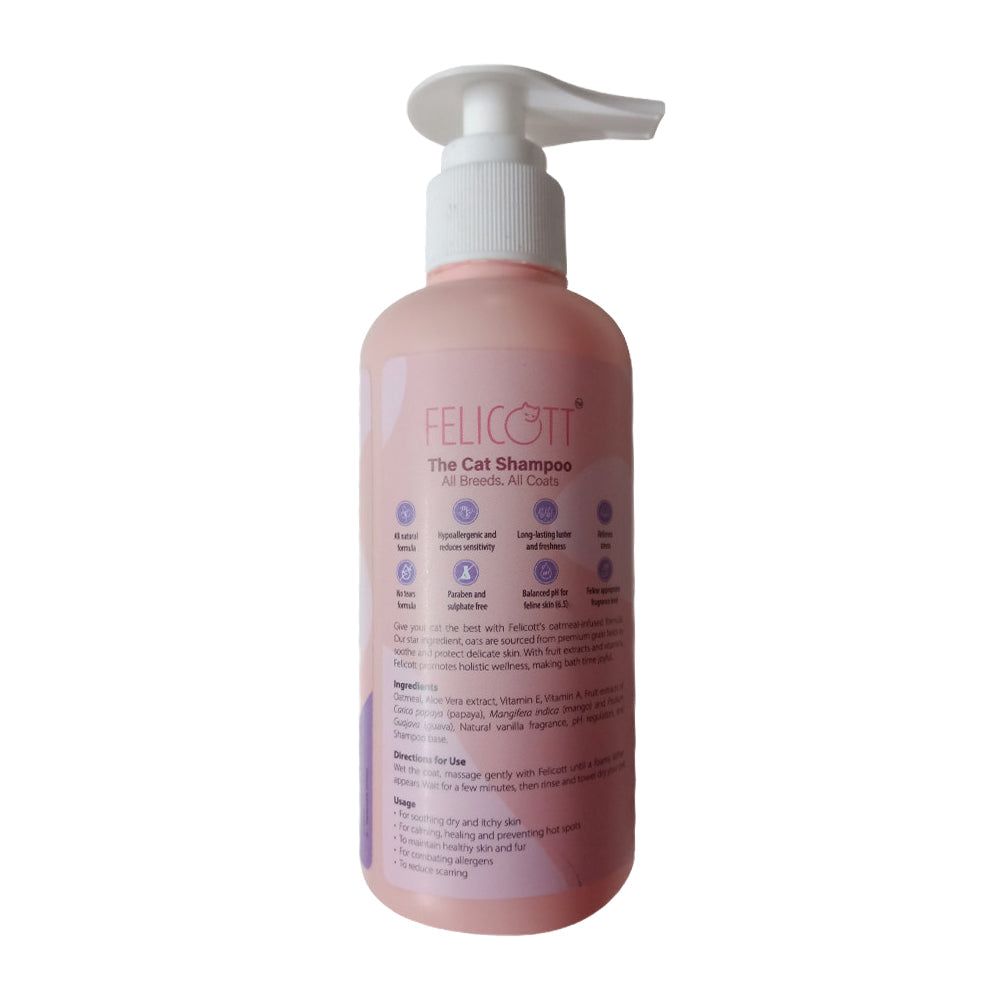 Intas Felicott Cat Shampoo — back view