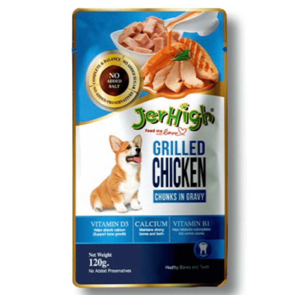 Jerhigh Chicken Grilled In Gravy Dog Wet Food