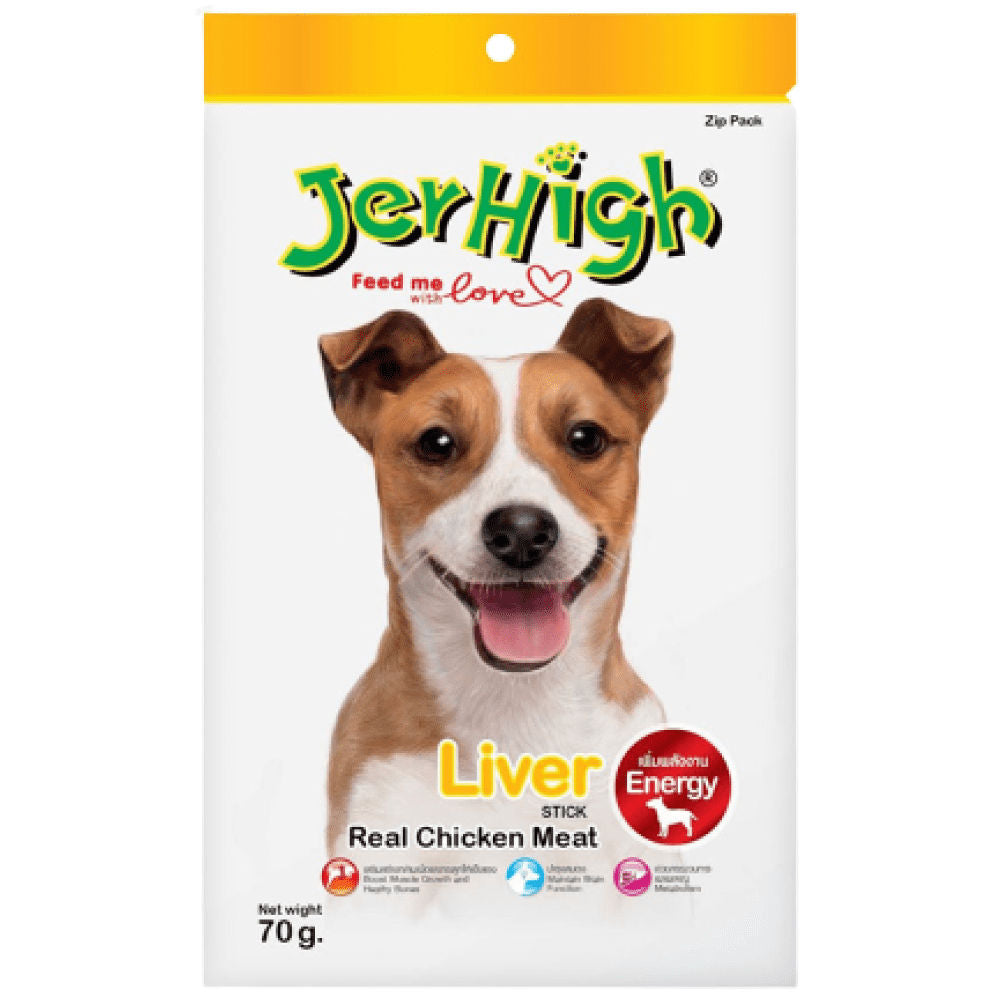 Jerhigh Chicken Liver Stick Dog Treats