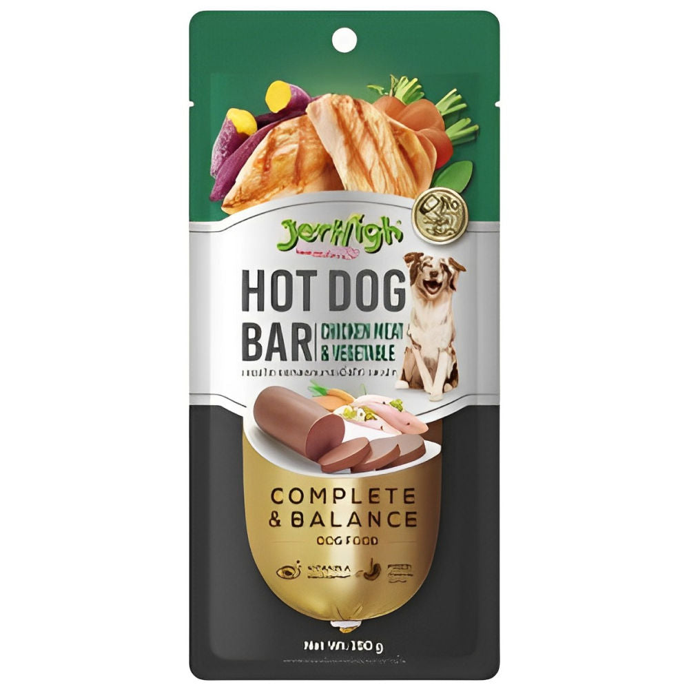 Jerhigh Hot Dog Chicken Vegetable Bar Dog Treat