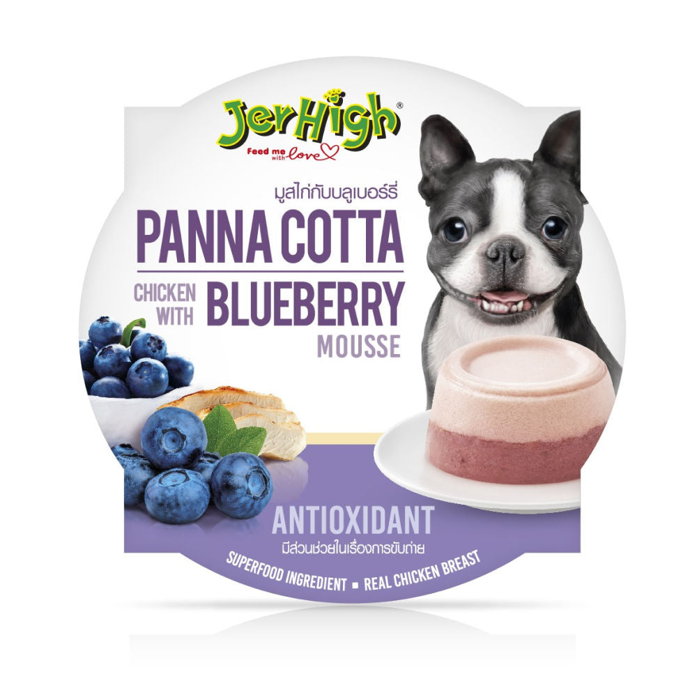 Jerhigh Panna Cotta Chicken With Blueberry Mousse Dog Wet Food