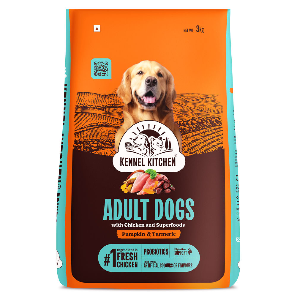 Kennel Kitchen Chicken with Superfoods Pumpkin and Turmeric Adult Dog Dry Food