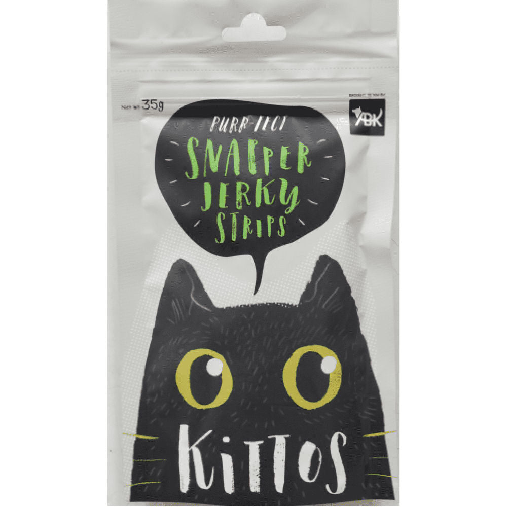 Kittos Snapper Jerky Strips Cat Treat