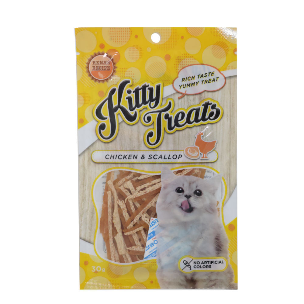 Kitty Treats Chicken With Scallop Flavour Treat For Cats