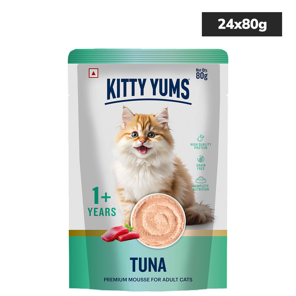 Kitty Yum Tuna Mousse Adult Cat Wet Food