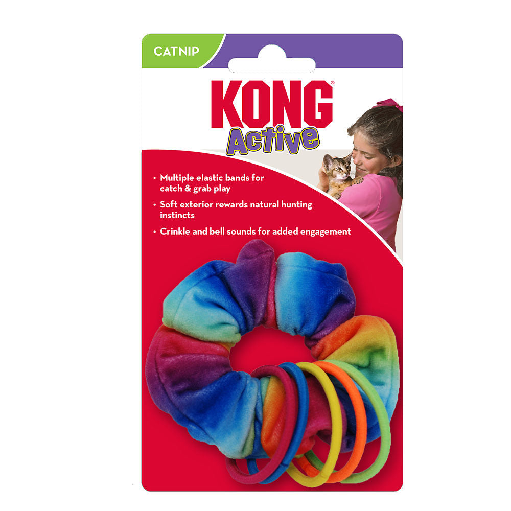 Kong Cat Active Scrunchie Toy for Cats — back view