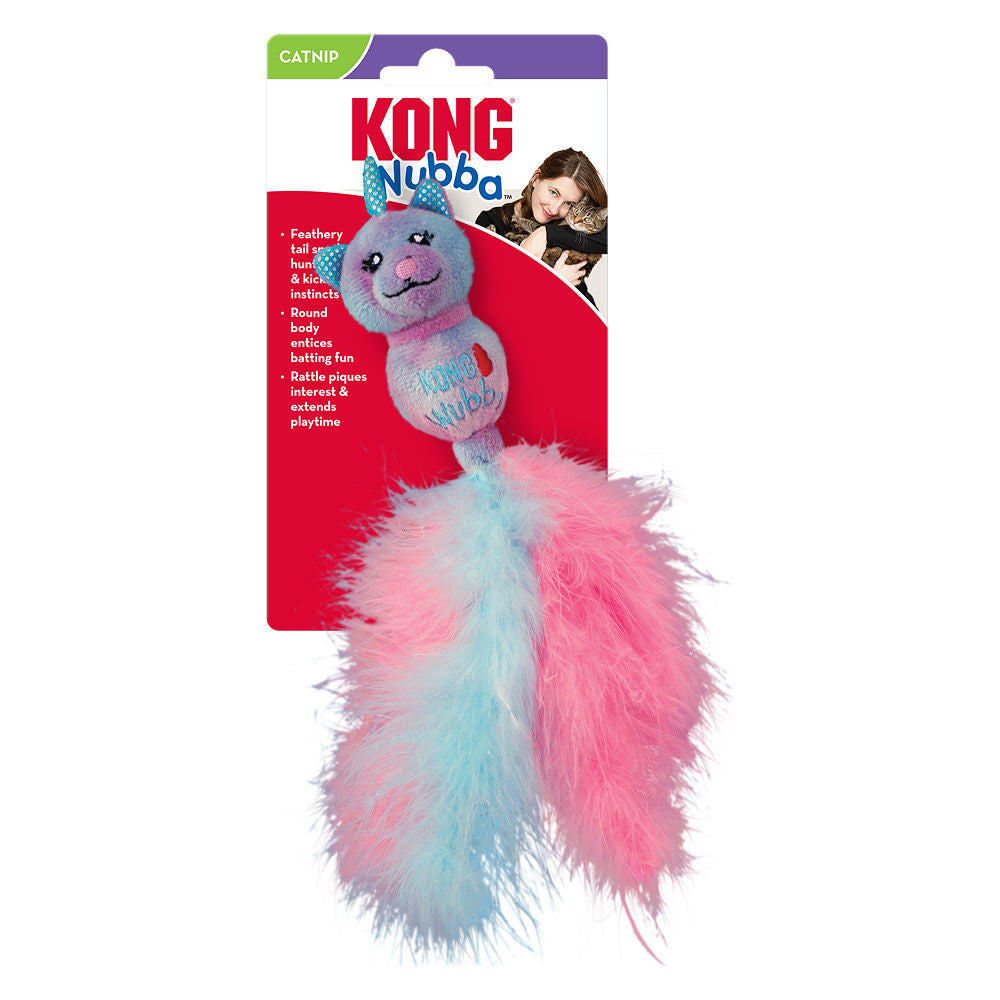 Kong Cat Wubba Caticorn Toy for Cats — back view