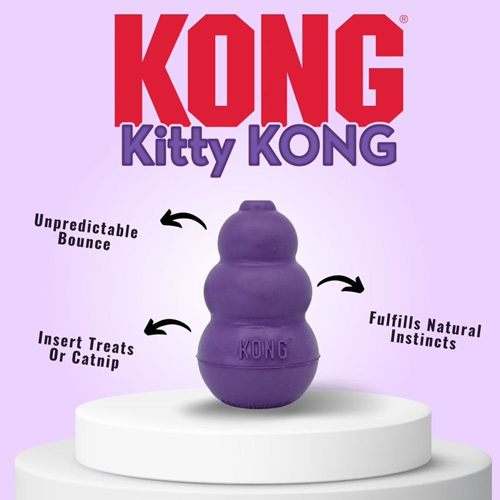 Kong Kitty Kong Toy for Cats — detail shot