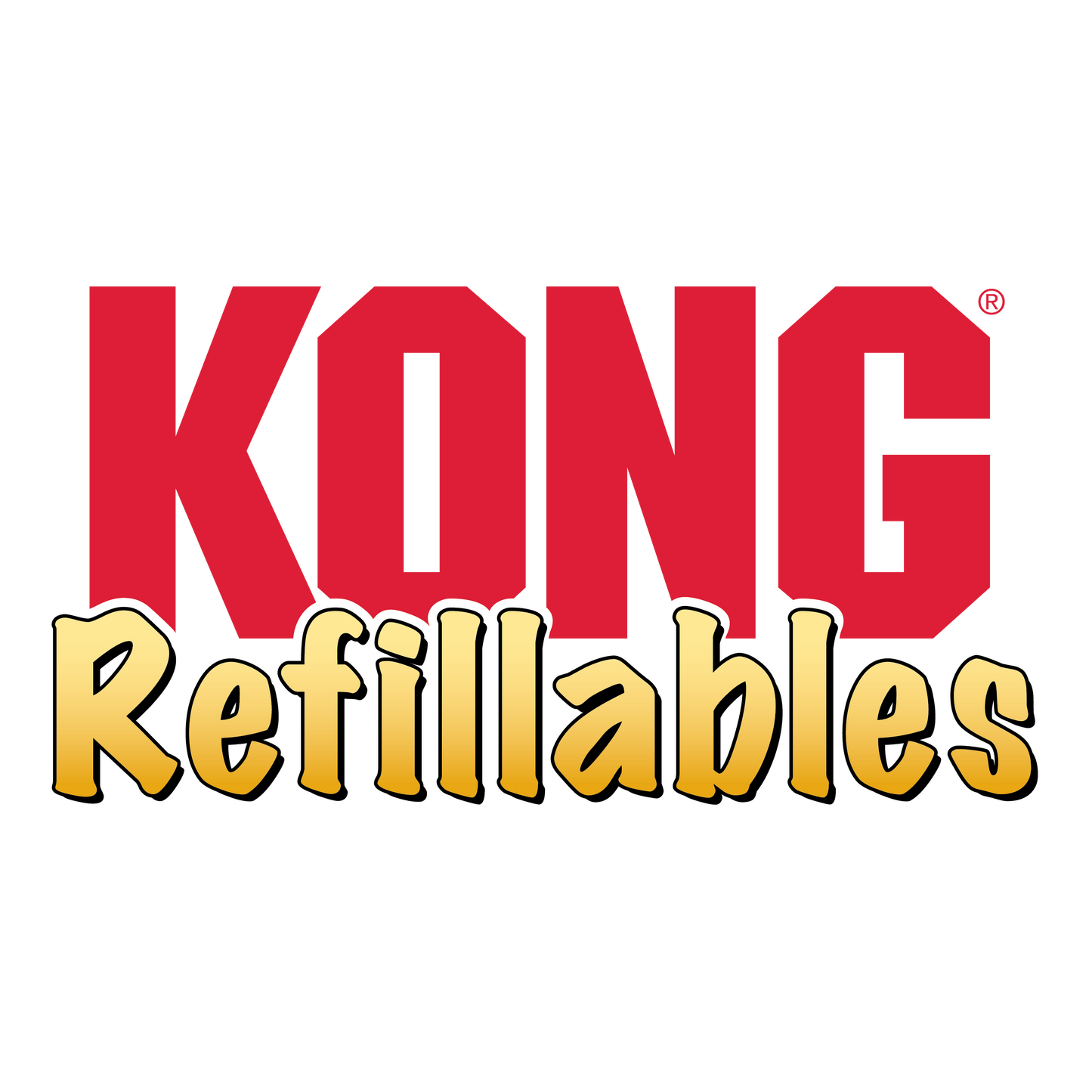 Kong Refillables Reindeer Toy for Cats — back view