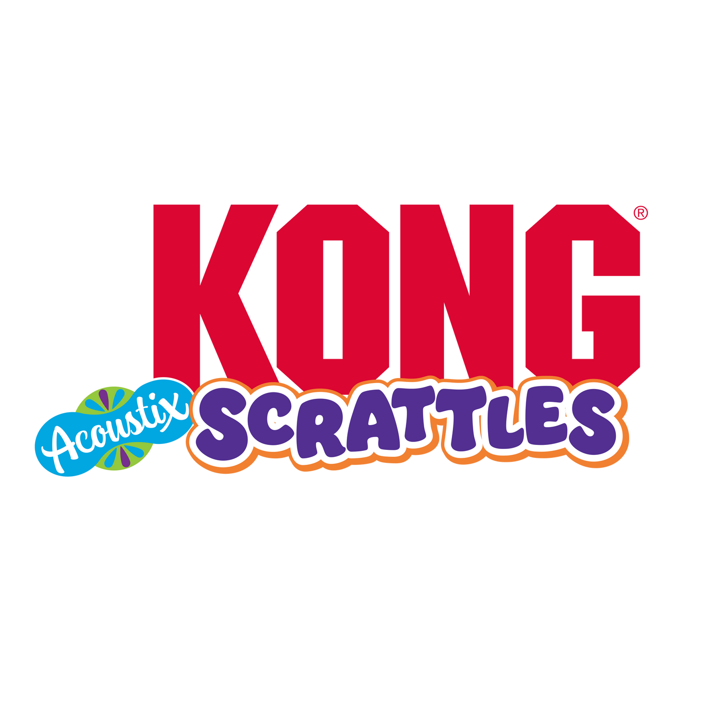 Kong Scrattles Acoustix Toy for Cats — back view