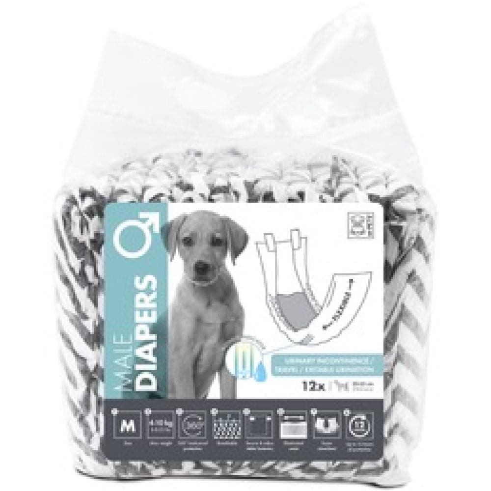 M Pets Diapers For Male Dogs 12 Pcs Copy