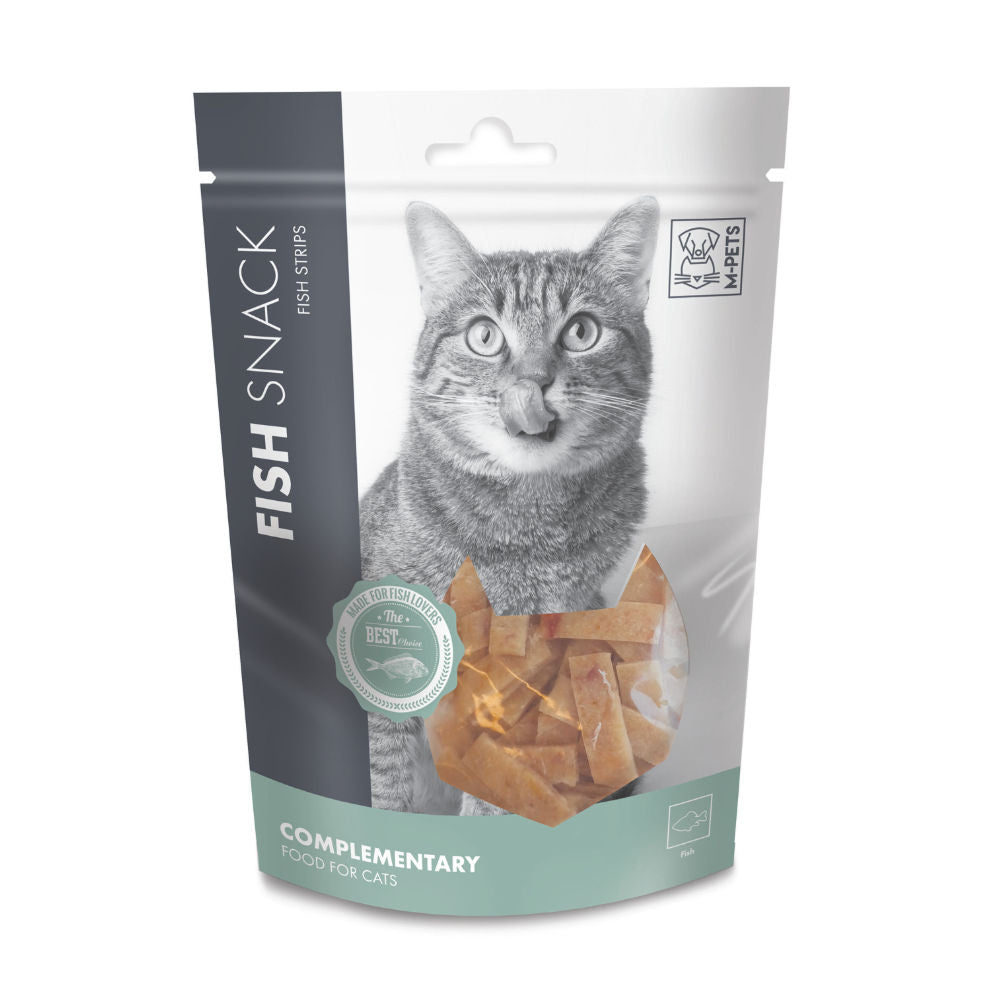 M Pets Fish Strips Treats For Cats